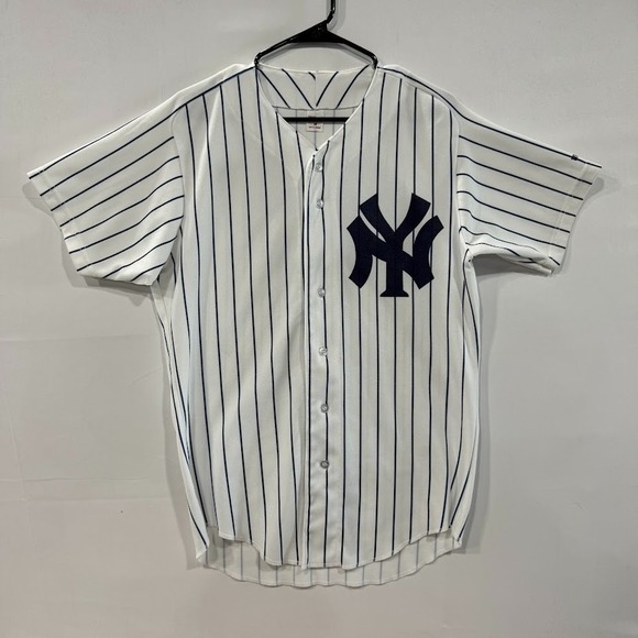 Wilson Other - Vintage New York Yankees Jersey Men's M White Pinstripe‎ Wilson MLB  Made In USA